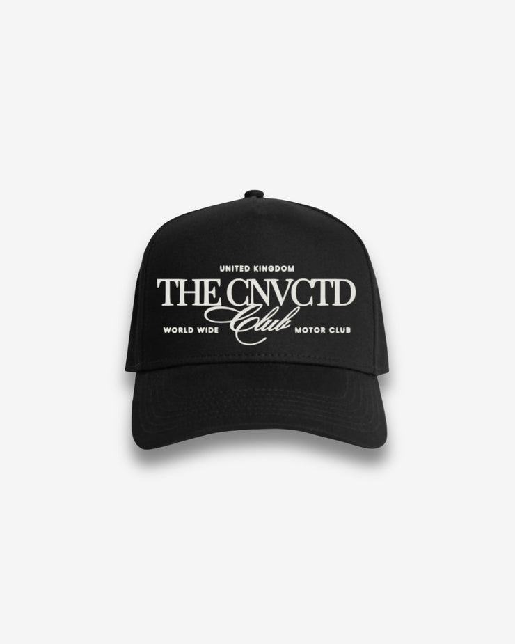 The Club Cap - Black/White