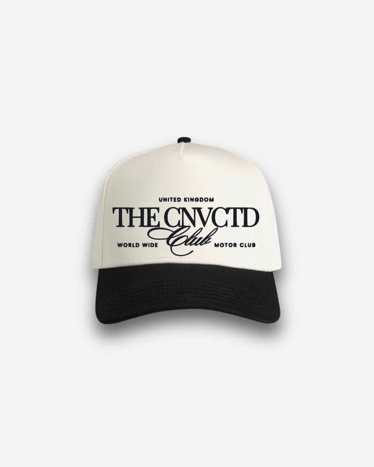 The Club Cap - Cream/Black